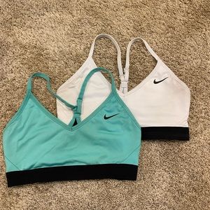 Two nike bras